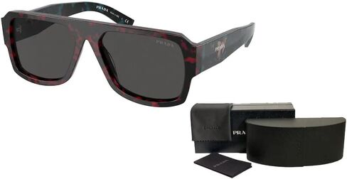 Prada PR22YS CONCEPTUAL Rectangle Sunglasses For Women+ BUNDLE With Designer iWear Complimentary Eyewear Kit in Saudi Arabia