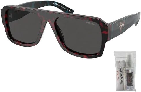 Prada PR22YS CONCEPTUAL Rectangle Sunglasses For Women+ BUNDLE With Designer iWear Complimentary Eyewear Kit in Saudi Arabia