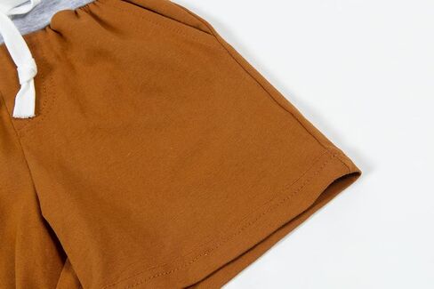 Mud Kingdom Classic Shorts for Boys Thin Jersey Material Cotton Drawstring Casual Summer Lightweight in Saudi Arabia