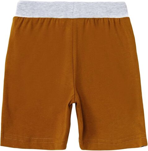 Mud Kingdom Classic Shorts for Boys Thin Jersey Material Cotton Drawstring Casual Summer Lightweight in Saudi Arabia