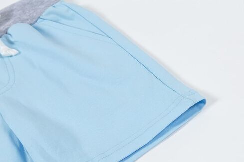 Mud Kingdom Classic Shorts for Boys Thin Jersey Material Cotton Drawstring Casual Summer Lightweight in Saudi Arabia