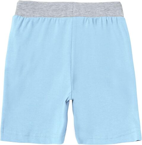 Mud Kingdom Classic Shorts for Boys Thin Jersey Material Cotton Drawstring Casual Summer Lightweight in Saudi Arabia