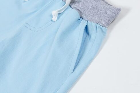 Mud Kingdom Classic Shorts for Boys Thin Jersey Material Cotton Drawstring Casual Summer Lightweight in Saudi Arabia