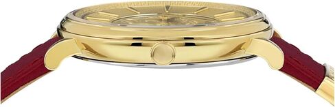 Versace Womens Gold 38 mm V-Circle Medusa Watch VE8103821 in Kuwait
