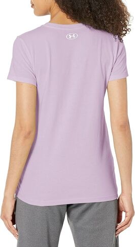تي شيرت نسائي بأكمام قصيرة بتصميم رياضي من Under Armour in Saudi Arabia