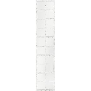 Creative Co-Op Windowpane Metal Framed Wall Mirror, Black in Saudi Arabia