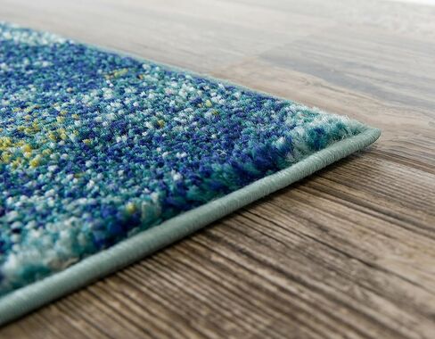 Unique Loom Positano Collection Coastal Modern Bright Colors Starfish Navy Blue Area Rug (8' x 10') in Kuwait