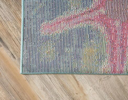 Unique Loom Positano Collection Coastal Modern Bright Colors Starfish Navy Blue Area Rug (8' x 10') in Kuwait