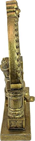 Design Toscano QS93599 Musical Lord Ganesha Hindu Elephant Band Statues, Set of Four Figurines, 3 inches wide, 7 inches tall, Handcast Polyresin, Antique Gold Finish in Saudi Arabia