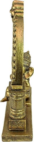 Design Toscano QS93599 Musical Lord Ganesha Hindu Elephant Band Statues, Set of Four Figurines, 3 inches wide, 7 inches tall, Handcast Polyresin, Antique Gold Finish in Saudi Arabia