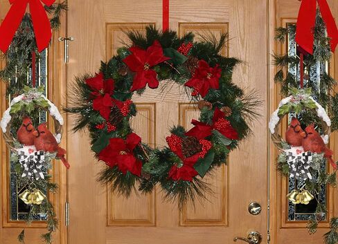 Decorative Hanging Ornaments Cardinal Decorations - Christmas Cardinal Ornaments Set of 2 3.03 * 0.32 * 4.33 Inch Newman House Studio in Kuwait