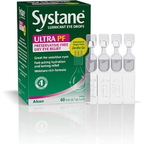 Systane Ultra Lubricant Eye Drops, 60 Count (Pack of 1), (Packaging may vary) in Kuwait