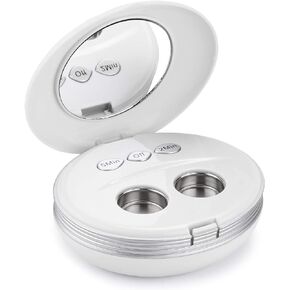 Contact Lens Cleaner Machine, Blumway Ultrasonic Contact Lens Cleaner with USB Charger, Small & Portable, Fit Disposal Soft Lens, Hard Lens, Contact Lens, Colored Lens, RGP Lens & OK Lens