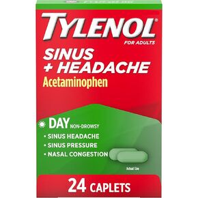 Tylenol Cold + Flu Severe Medicine Caplets for Cold, Flu, Fever & Cough Relief, 50 Pouches of 2 ct.
