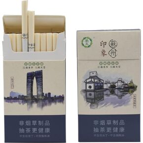 سجائر الشاي والعسل والورد العشبية، خالية من التبغ والنيكوتين - عبوتين 40 دخانًا in Kuwait