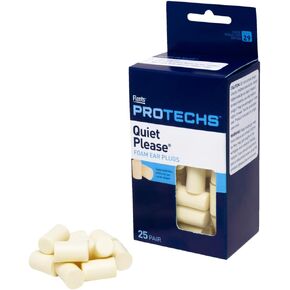 Flents Ear Plugs, 6 Pair for Sleeping, Snoring, Loud Noise, Traveling, Concerts, Construction, & Studying, Foam Earplugs, NRR 29 **New Formula** in Kuwait