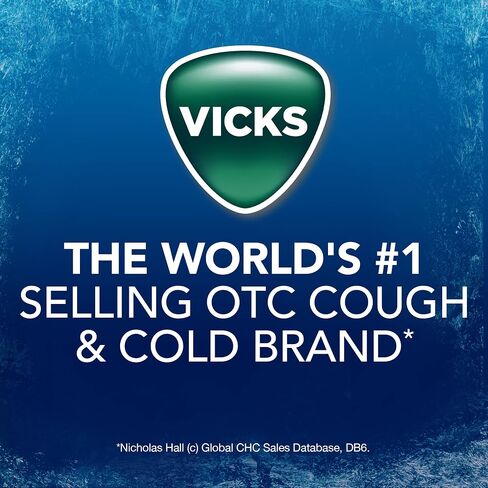 Vicks VapoCOOL SEVERE Medicated Sore Throat Drops, Fast-Acting Max Strength Relief, Soothes Sore Throat Pain Caused by Cough, Powerful Vicks Vapors, Menthol, Cherry Noze Flavor, 225ct (5 45ct packs) in Saudi Arabia