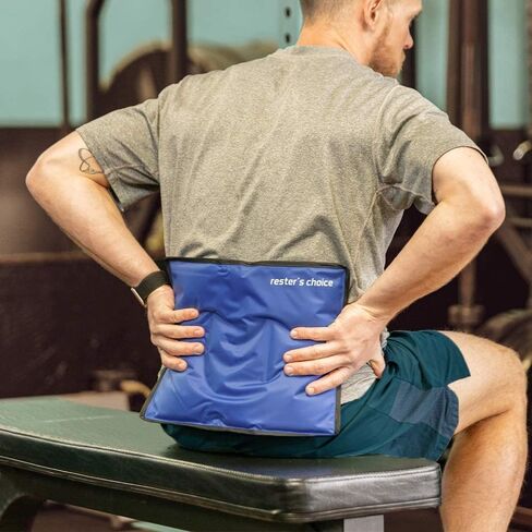 عبوة ثلج من ريستر تشويس للإصابات قابلة لإعادة الاستخدام - (قياسي كبير: 11 × 14.5 بوصة) للورك والكتف والركبة والظهر - ضغط ساخن وبارد للتورم والكدمات والجراحة - العلاج بالحرارة والبرودة in Kuwait