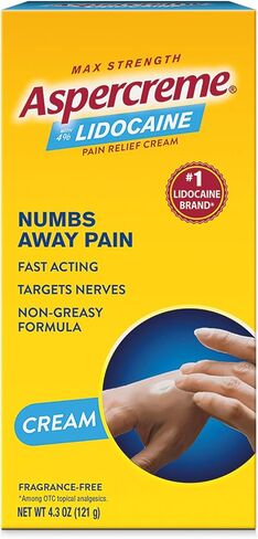 Aspercreme with Lidocaine Maximum Strength Pain Relief Cream, 4.3 Oz in Kuwait