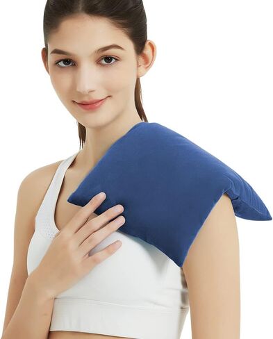 Microwavable Heated Neck Wrap Warmer and Shoulder Weighted Heating Pad Microwave for Hot and Cold Compress in Kuwait