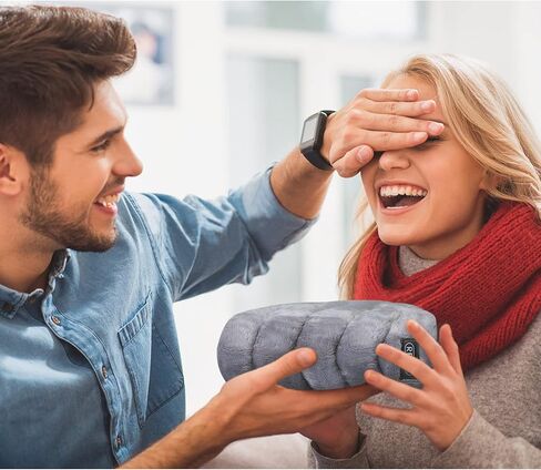 وسادة تسخين قابلة للاستخدام في الميكروويف من ريفيكس لتخفيف الألم، حزمة كبيرة جدًا لتسخين الميكروويف مع حرارة رطبة للخصر والمعدة والكتف، حزمة ساخنة أو باردة غير معطرة، رمادي in Kuwait