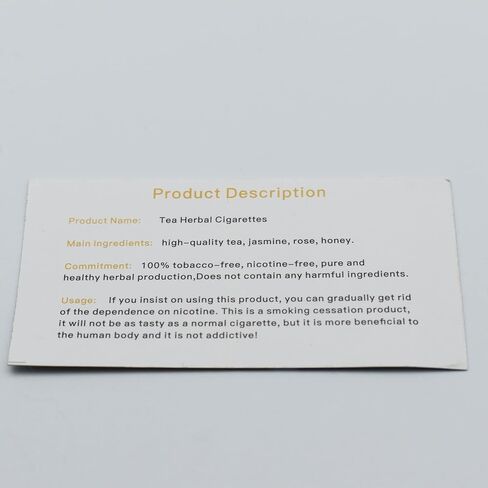 سجائر الشاي والعسل والورد العشبية، خالية من التبغ والنيكوتين - عبوتين 40 دخانًا in Kuwait