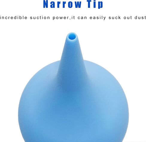 Rubber Suction Ear Syringe,60ml Hand Bulb Syringe Ear Washing Squeeze Bulb- Blue in Saudi Arabia