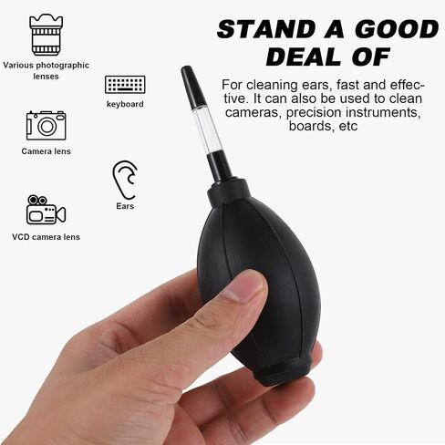 Healifty Ear Syringe Hand Bulb Syringe for Infants & Adults Rubber Ear Washing Squeeze Bulb Ear Washing Removal Tool Ear Syringe 224ml (Black) in Kuwait