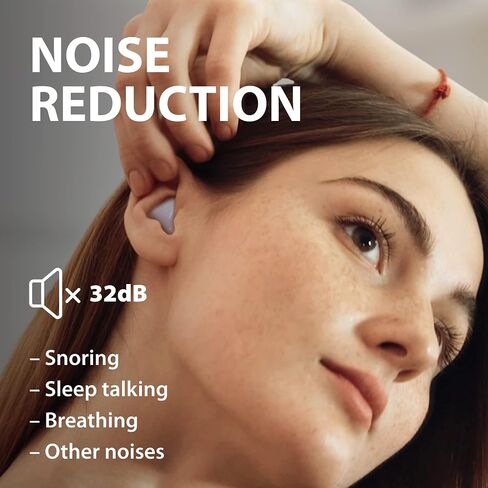 PQ Wax Ear Plugs for Sleep - 15 Silicone Gel Ear Plugs with Sound Blocking Level of 32 Db for Sleeping and Swimming, Noise Cancelling, Ear Protection (15-Pillows) in Saudi Arabia
