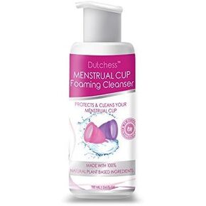 منظف البشرة الرغوي للفترة الحيض من شركة دوتشس (100 مل) - مناسب لأكواب الدورة الشهرية من السيليكون - مكونات نباتية متوازنة الأس الهيدروجيني in Kuwait