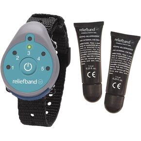 Reliefband Classic Wristband | FDA Cleared Relief for Motion Sickness (Car, Air, Train, Sea), & Morning Sickness | Drug Free (1 Extra Gel Tube)