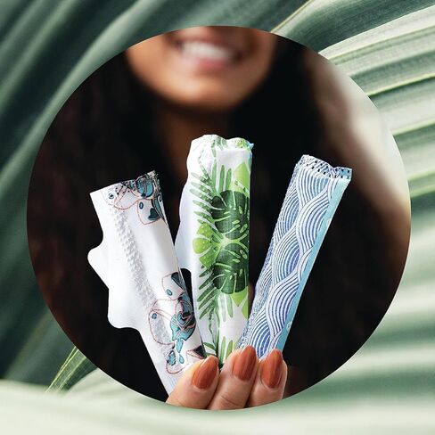 L. Organic Cotton Tampons Multipack, Regular/Super Absorbency, Free From Chlorine Bleaching Pesticides Fragrances Or Dyes, Bpa-Free Plastic Applicator, 30 Count X 2 Packs (60 Count Total) in Kuwait