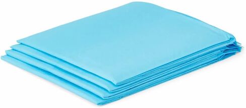Medline Disposable Underpads 23 x 36 inches (50 Count), Light Absorbency Bed Pads, Puppy Pads, Pee Pads for Dogs and Pet Training Pads, for Adults, Seniors or Baby,Blue in Saudi Arabia