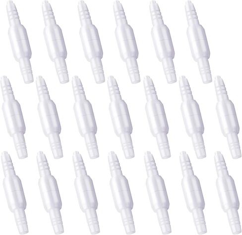 Oxygen Tubing Connector, 360° Rotation Cannula Connector Oxygen Connector Avoid Tangles, Tubing Swivel Connector O2 Connector (White-10pack) in Kuwait