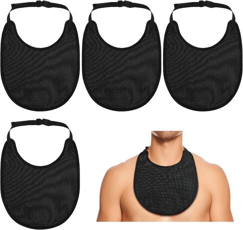 Hercicy 4 Pcs Tracheostomy Neck Stoma Protector Dust Proof Neck Trachea Protector Tracheostomy Supplies Adjustable Black Stoma Guard Neck Stoma Protector for Tracheostomy in Kuwait