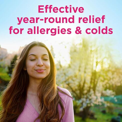 Amazon Basic Care Allergy Relief Diphenhydramine HCl 25 mg, Antihistamine Tablets for Symptoms Due to Hay Fever and Upper Respiratory Allergies, 100 Count in Saudi Arabia