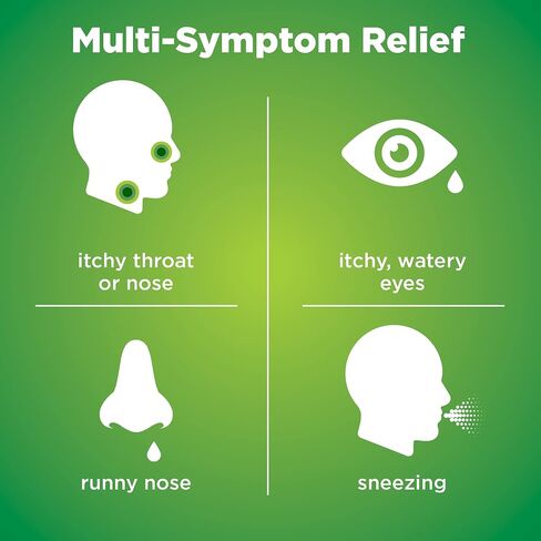 Amazon Basic Care 24 Hour Allergy Relief, Cetirizine Hydrochloride Tablets, 10 mg, 300 Count in Saudi Arabia