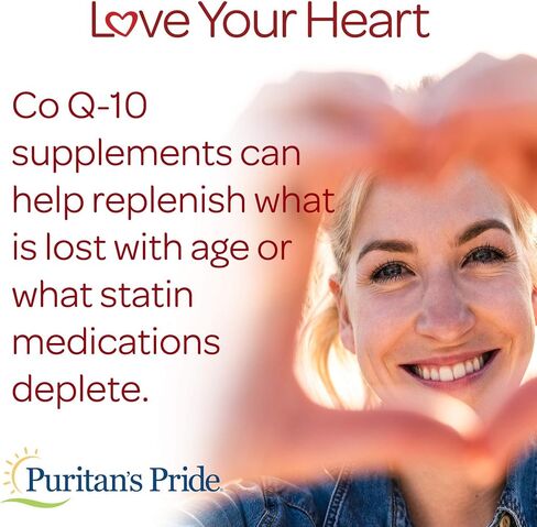 Puritan's Pride Q-Sorb CoQ10 100mg, Supports Heart Health, 60 Rapid Release Softgels, 60 ct in Kuwait