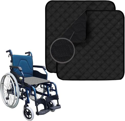 Washable Incontinence Chair Pads 3pcs Waterproof Seat Protector Pads for Wheelchair Armchair Adults21x22in (Beige) in Kuwait