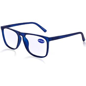 MARE AZZURO Blue Light Blocking Eyewear Men Computer Gaming Glasses Blue Light Eyeglasses Black Spectacles