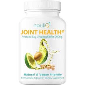 NOULIQ Natural and Vegan Friendly Joint Health Supplement, Avocado Soy Unsaponifiables 300mg,60 Vegetable Capsules, 2 Months Supply in Saudi Arabia