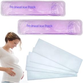 Reusable Perineal Ice Packs for Postpartum & Hemorrhoid Pain Relief, Hot & Cold Pack for Women After Pregnancy, 2 Ice Pack and 3 Cover. (Blue) in Saudi Arabia