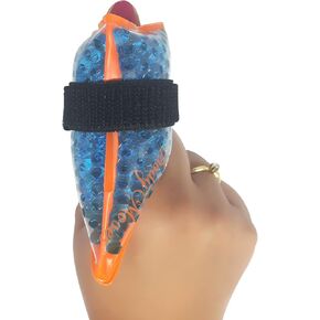 BodyMoves Finger and Toe Gel Pack -Reusable hot and Cold Therapy for trigger mallet broken finger injuries pain knuckle joint fracture cryotherapy strain sprain fasciitis (2 pcs, finger gel pack) in Saudi Arabia