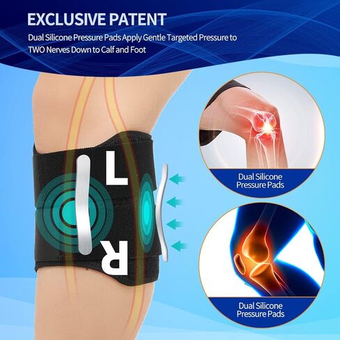2023 Upgraded Sciatica Pain Relief Brace, Active Plus Sciatica Pain Relief Brace For Sciatic Nerve Pain, Lower Back, & Hip, Black Brace for Sciatica As Seen On Tv - Unisex in Saudi Arabia