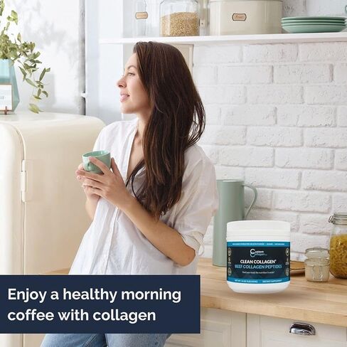 مسحوق ببتيدات الكولاجين 2 رطل (32 أونصة) كيس - كولاجين نظيف® - بدون نكهة، تغذية عشبية، باليو، غير معدل وراثيًا، كوشير - بروتين عالي الذوبان in Kuwait