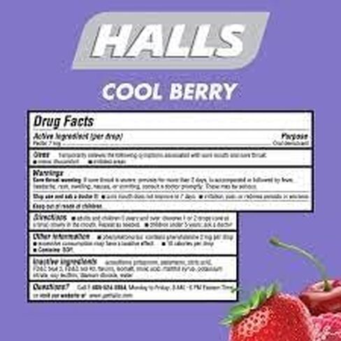 Halls Breezers Throat Drops in Saudi Arabia