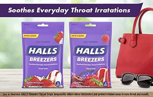 Halls Breezers Throat Drops in Saudi Arabia