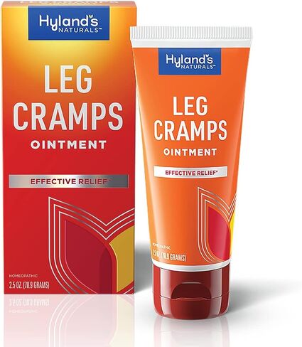 Hyland's Naturals Leg Cramps Ointment, Arnica Gel Leg Cramp Relief, Natural Relief of Calf, Leg and Foot Cramp, 2.5 oz in Saudi Arabia