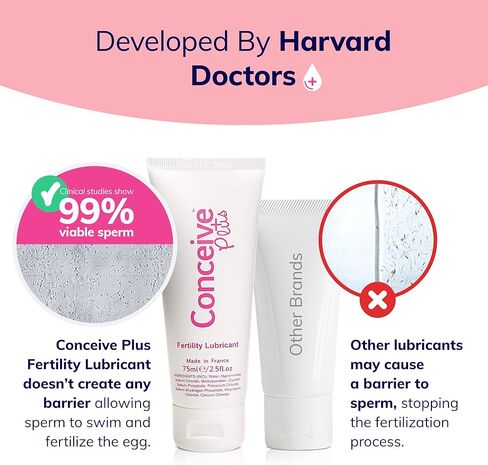 زيت تشحيم للخصوبة Conceive Plus - للأزواج الذين يحاولون الحمل، 2.5 أونصة in Kuwait