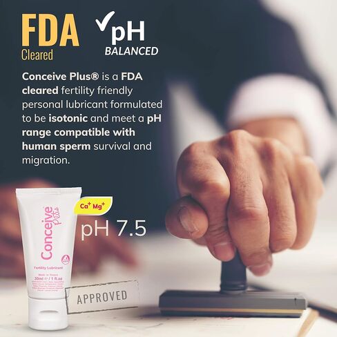 زيت تشحيم للخصوبة Conceive Plus - للأزواج الذين يحاولون الحمل، 2.5 أونصة in Kuwait